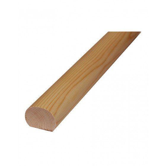 Handrail Oval Mopstick Pattern Pine