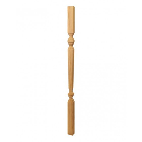 Square Georgian Spindle Pine