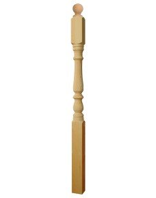 Colonial Solid Newel Post