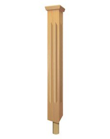 Linear Solid Peg Newel Post