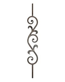 Metal Round Scroll Spindle