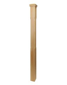Stop Chamfered Solid Newel Post