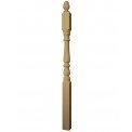 Colonial Solid Newel Post Acorn Cap Oak