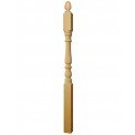 Colonial Solid Newel Post Acorn Cap Pine