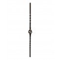 Metal Square Twist Basket Spindle