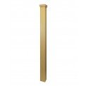 Plain Square Solid Newel Post Pyramid Cap Pine