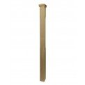 Stop Chamfered Solid Newel Post Pyramid Cap Oak