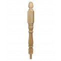 Tulip Peg Newel Post Acorn Cap Pine