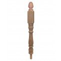 Tulip Peg Newel Post Acorn Cap Oak