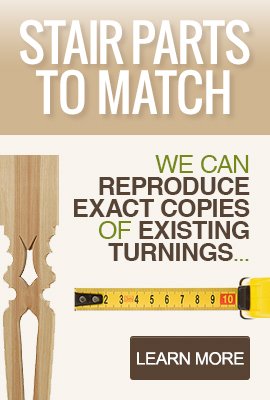 We can reproduce exact copies of existing turnings We can reproduce exact copies of existing turnings
