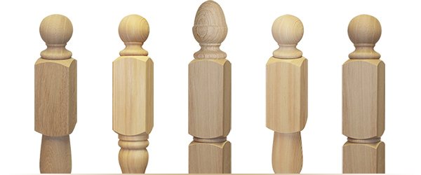 Stair Parts Peg Newels